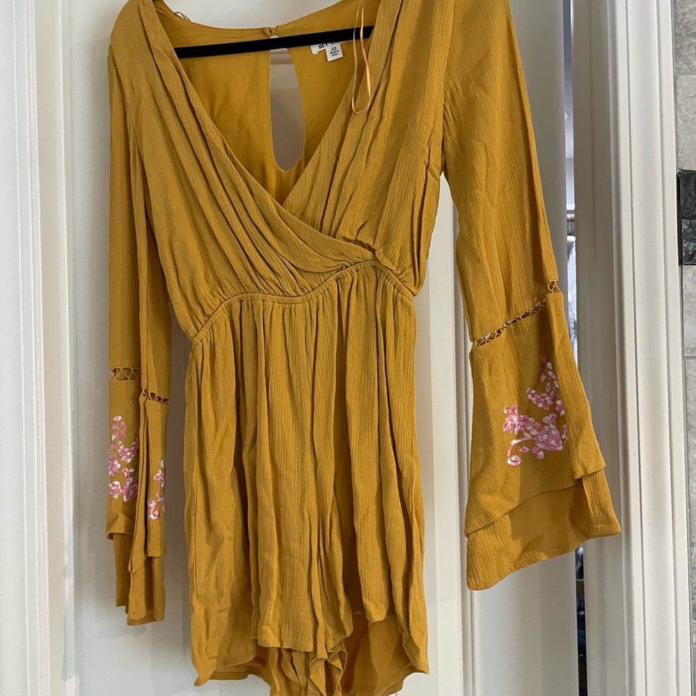 Mustard yellow romper